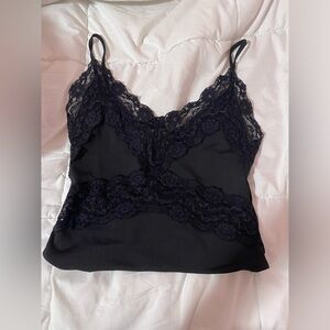 zara black lace bodysuit